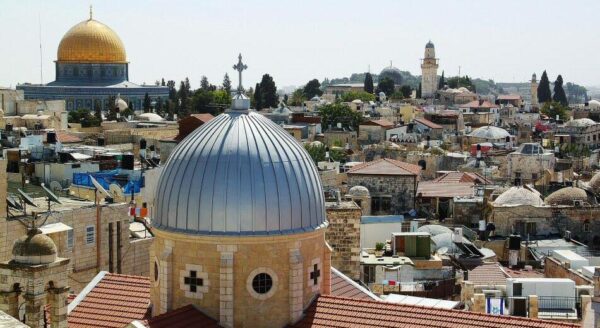 Vistas de Jerusalén desde el Hospicio austriaco