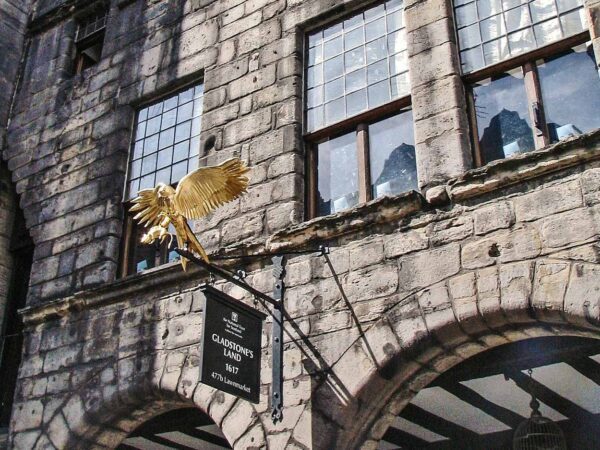 Casa medieval Gladstone Land en la Royal Mile de Edimburgo