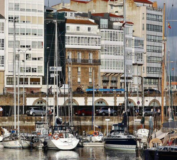 Puerto de A Coruña en Galicia