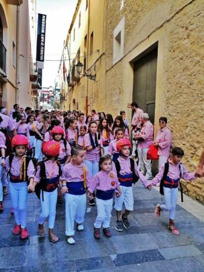 Colla Xiquets de Tarragona en la Diada Castellera 
