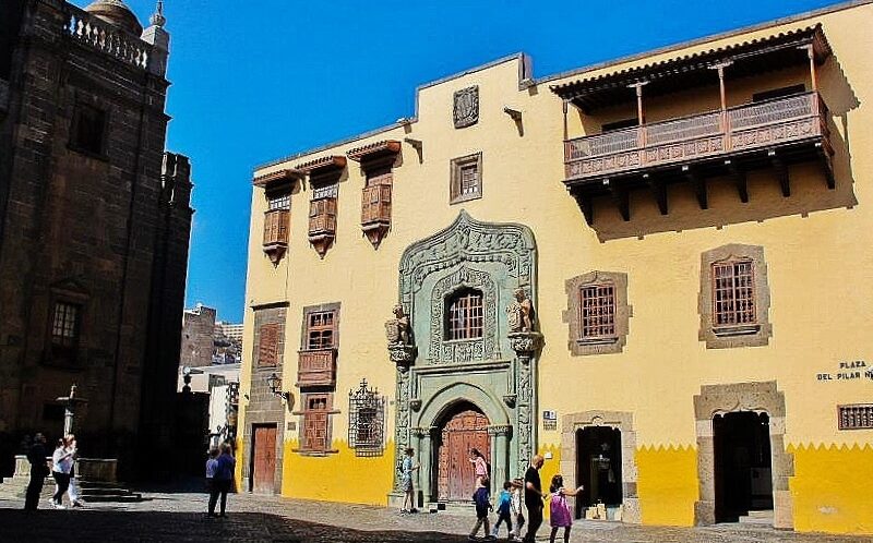 Casa de Colón en Vegueta en Las Palmas de Gran Canaria