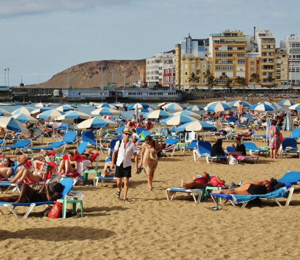 Playa de las Canteras en Las Palmas de Gran Gran Canaria