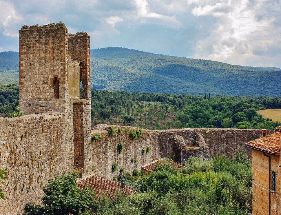 イタリアのトスカーナのモンテリッジョーニ