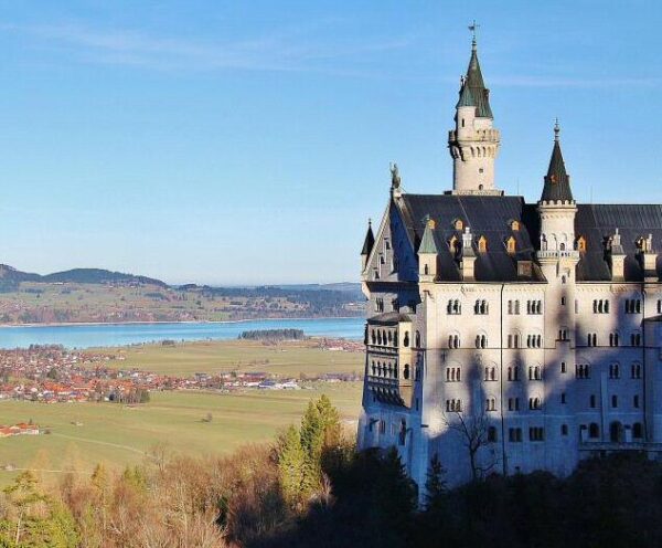 Castillo de Neuschwanstein en Baviera al sur de Alemania