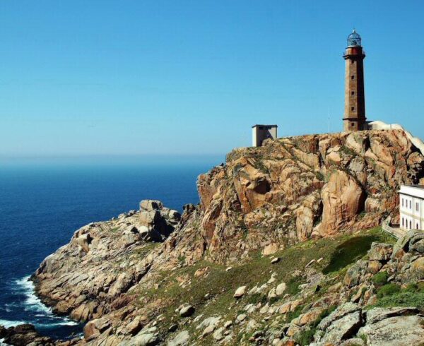 Faro de Cabo Vilán en la Costa da Morte de Galicia