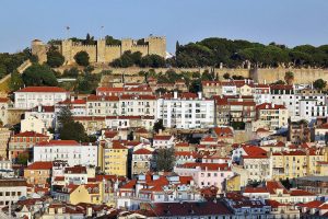 Vistas de Lisboa desde mirador San Pedro de Alcántara