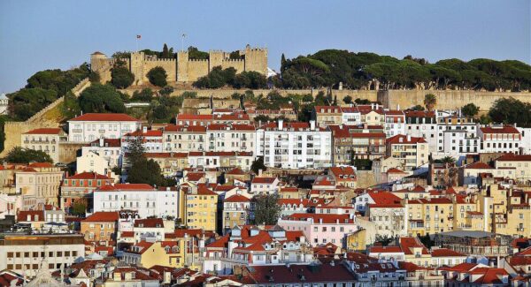 Vistas de Lisboa desde mirador San Pedro de Alcántara