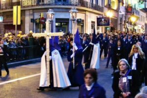 Procesión de Jesús Nazareno de Medinaceli en la Semana Santa en Madrid