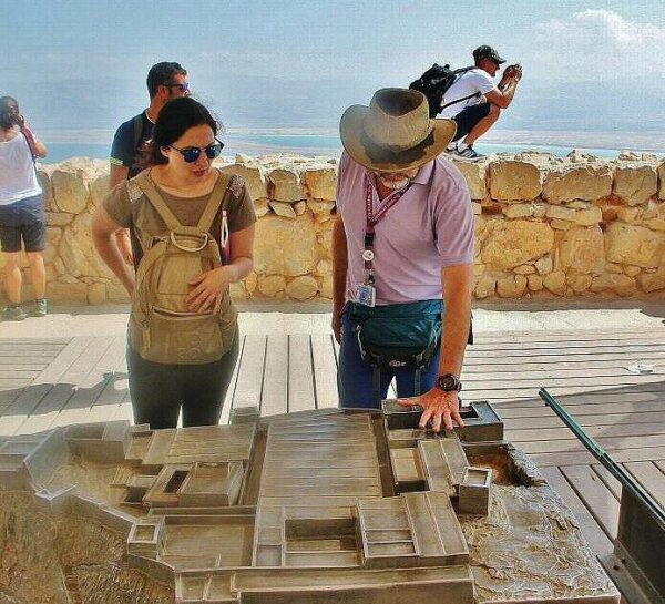 Restos arqueológicos de Masada en Israel