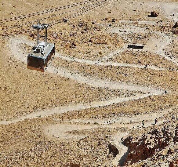 Camino de la Serpiente para subir andando a Masada