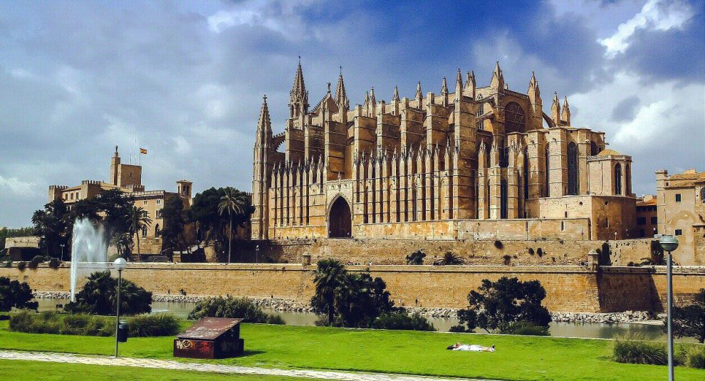 Catedral de Palma de Mallorca en las islas Baleares