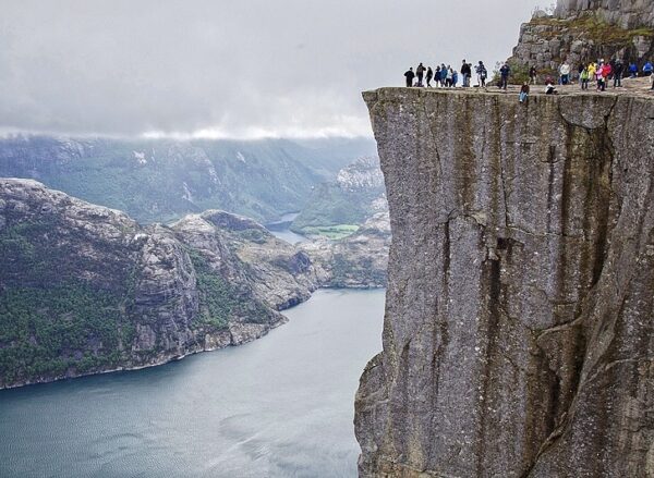 El Púlpit als Fiords de Noruega