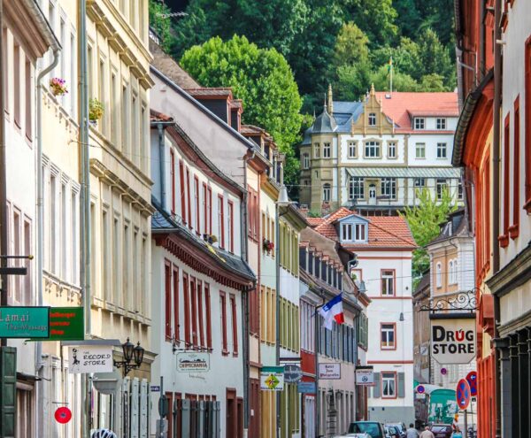 Rincón del centro histórico de Heidelberg