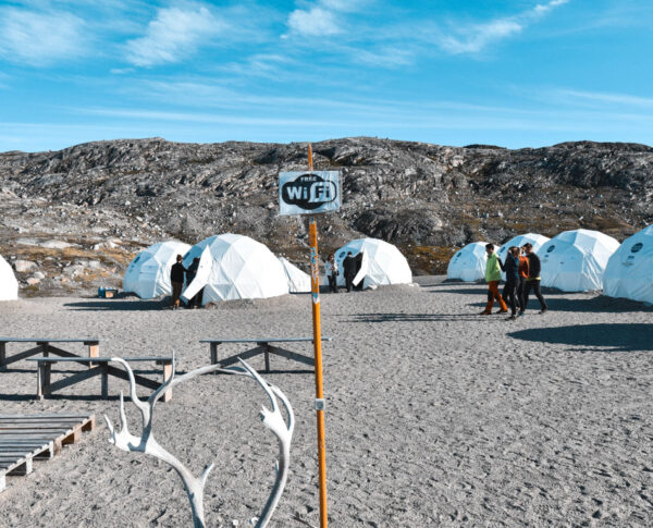 Campamento Fletanes de Tierras Polares en Groenlandia