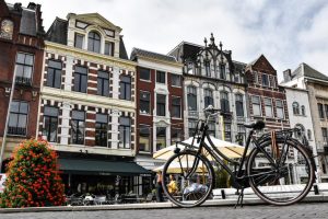 Rincón del centro histórico de La Haya en Holanda