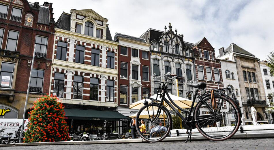 Rincón del centro histórico de La Haya en Holanda