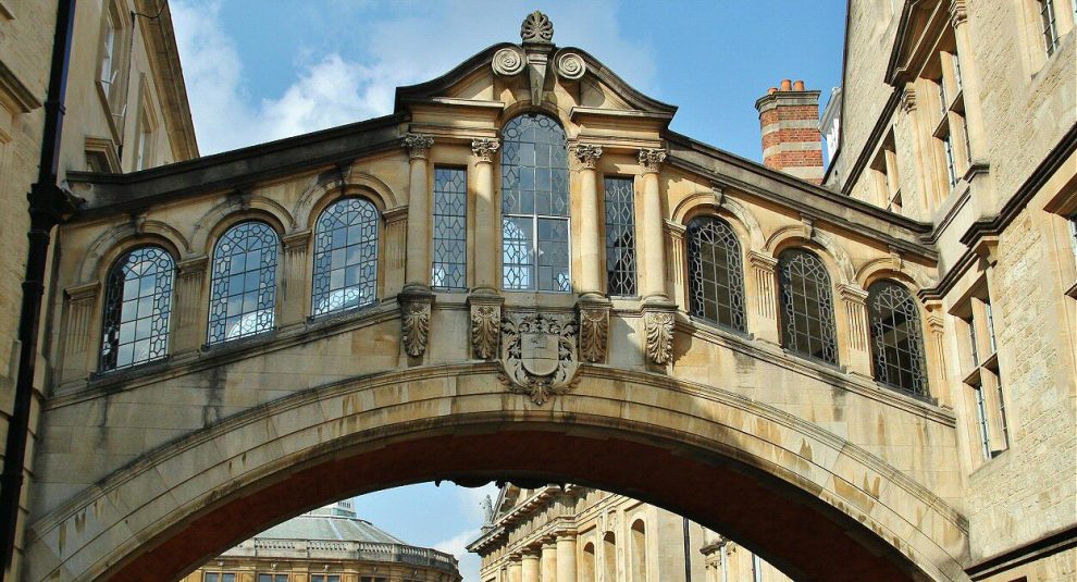 Puente de los Suspiros en Oxford