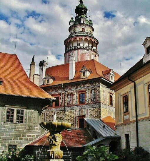 Castillo de Cesky Krumlov en República Checa