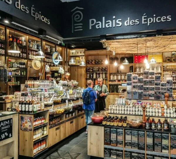 Mercado de Halles en Tours en Valle del Loira
