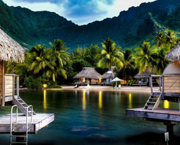 Manava Resort en Moorea en Polinesia Francesa