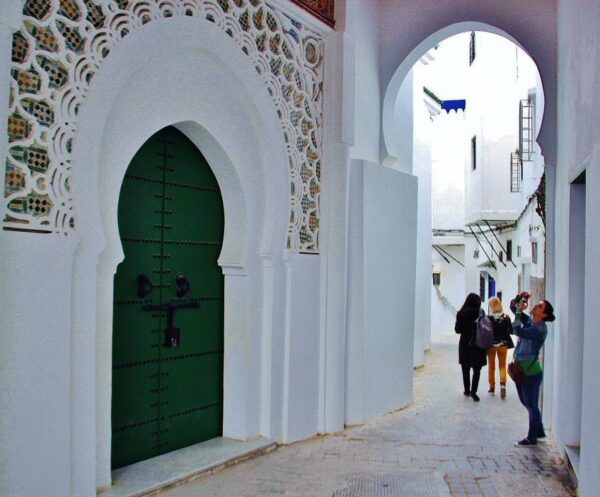 Rincón de la Medina de Tánger al norte de Marruecos