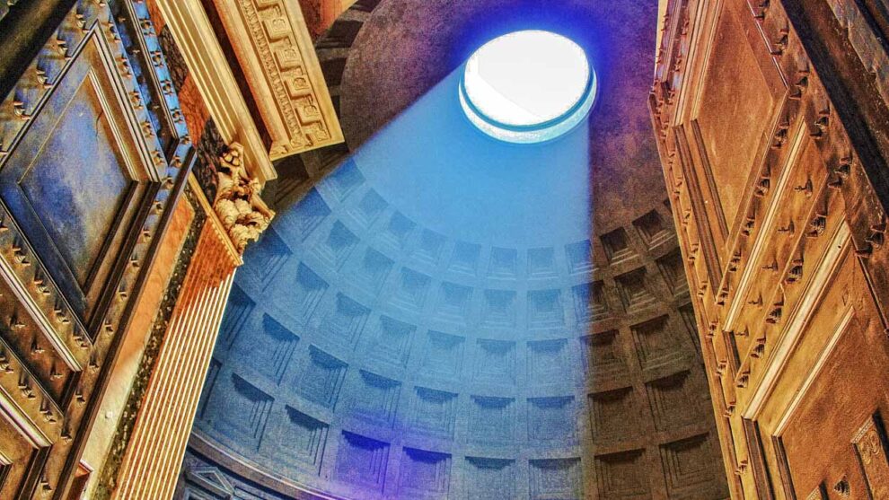 Cúpula del Panteón de Agripa en Roma