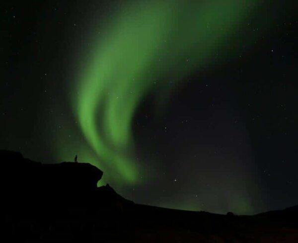 Auroras boreales en Qassiarsuk en Groenlandia @Foto: Javier Mur