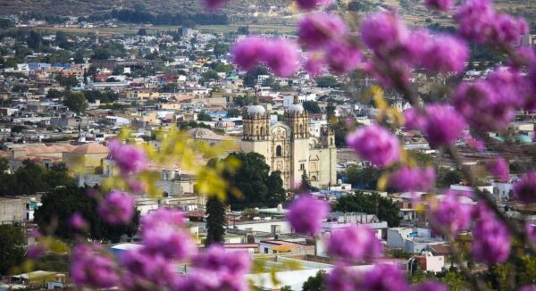 Vista panorámica de Oaxaca en México