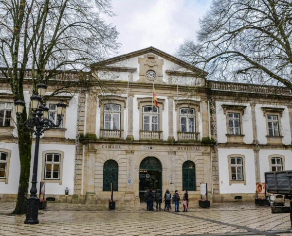 Ayuntamiento de Viseu en la región Centro de Portugal
