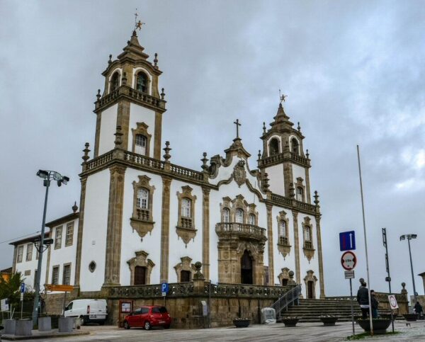 Iglesia de la Misericordia en Viseu en la región Centro de Portugal