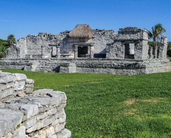 Antigua ciudad maya de Tulum en Yucatán en México
