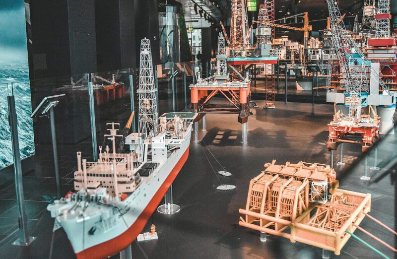 Museo del Petróleo en Stavanger en fiordos noruegos