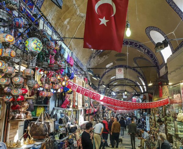 Gran Bazar de Estambul en Turquía