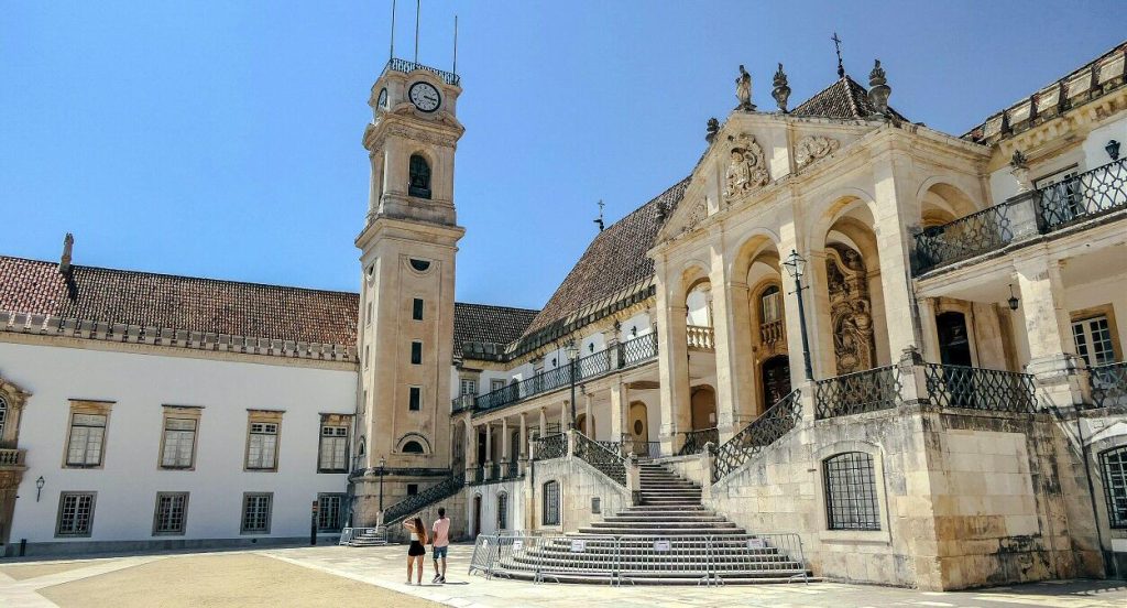 Universidad de Coimbra en Centro de Portugal