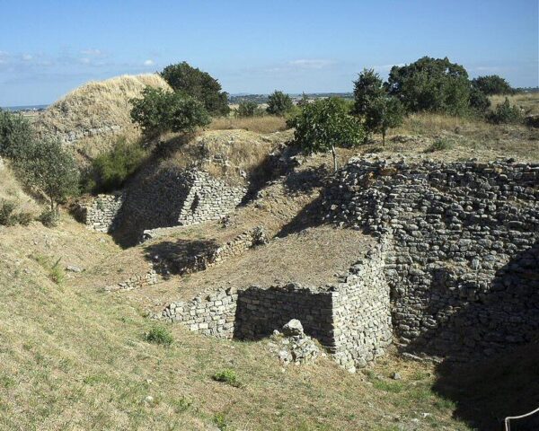 Restos arqueológicos de Troya en Turquía
