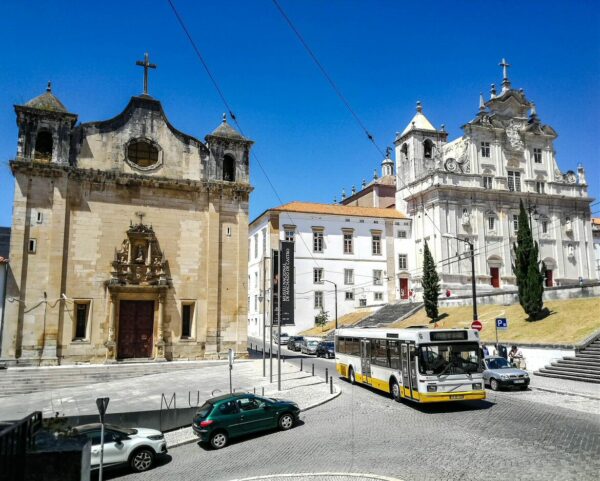 Catedral Nueva en Coimbra en Centro de Portugal