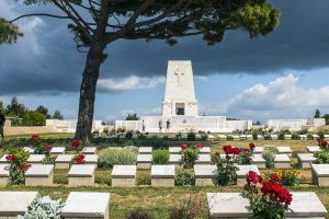 Cementerio del Pino Solitario en Galípoli en Turquía