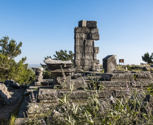Templo de Atenea Polias en Priene en Turquía