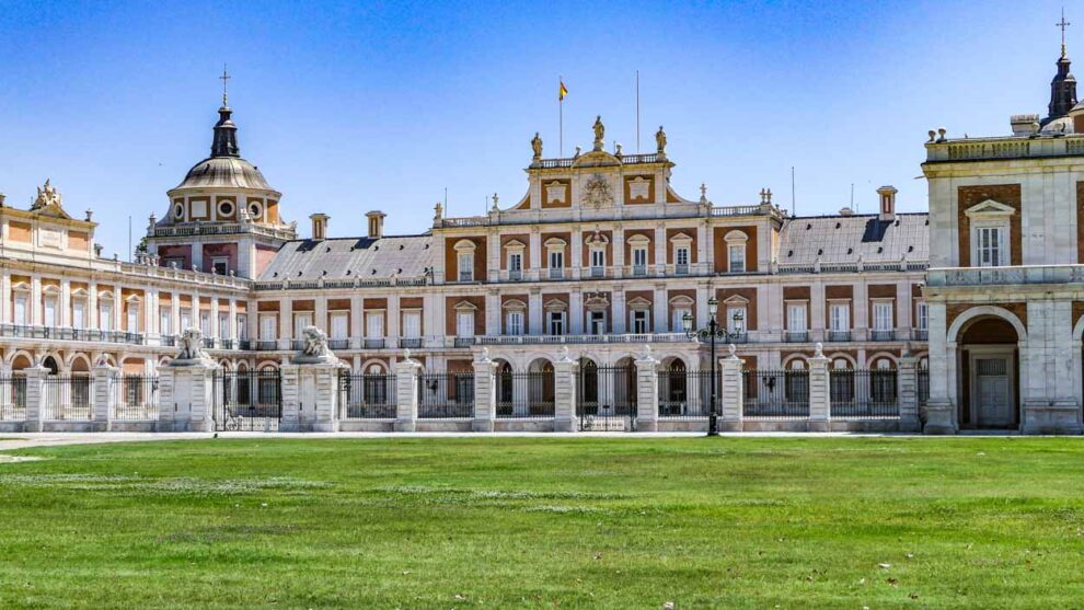 Palacio Real de Aranjuez cerca de Madrid