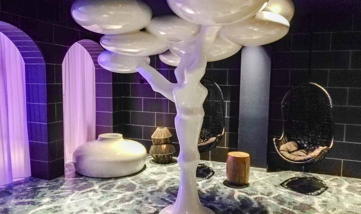 El árbol de la vida en el Spa del hotel Iberostar Grand Portals Nous