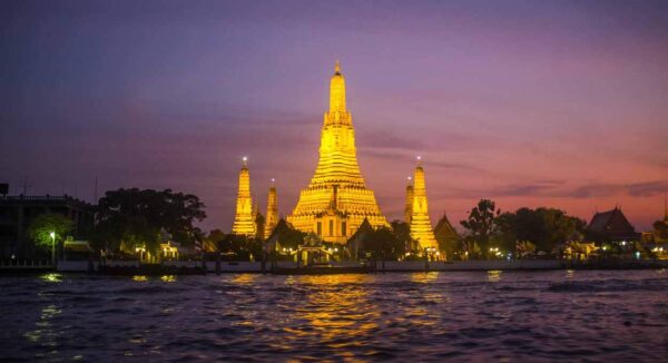 Wat Arun en Bangkok en Tailandia