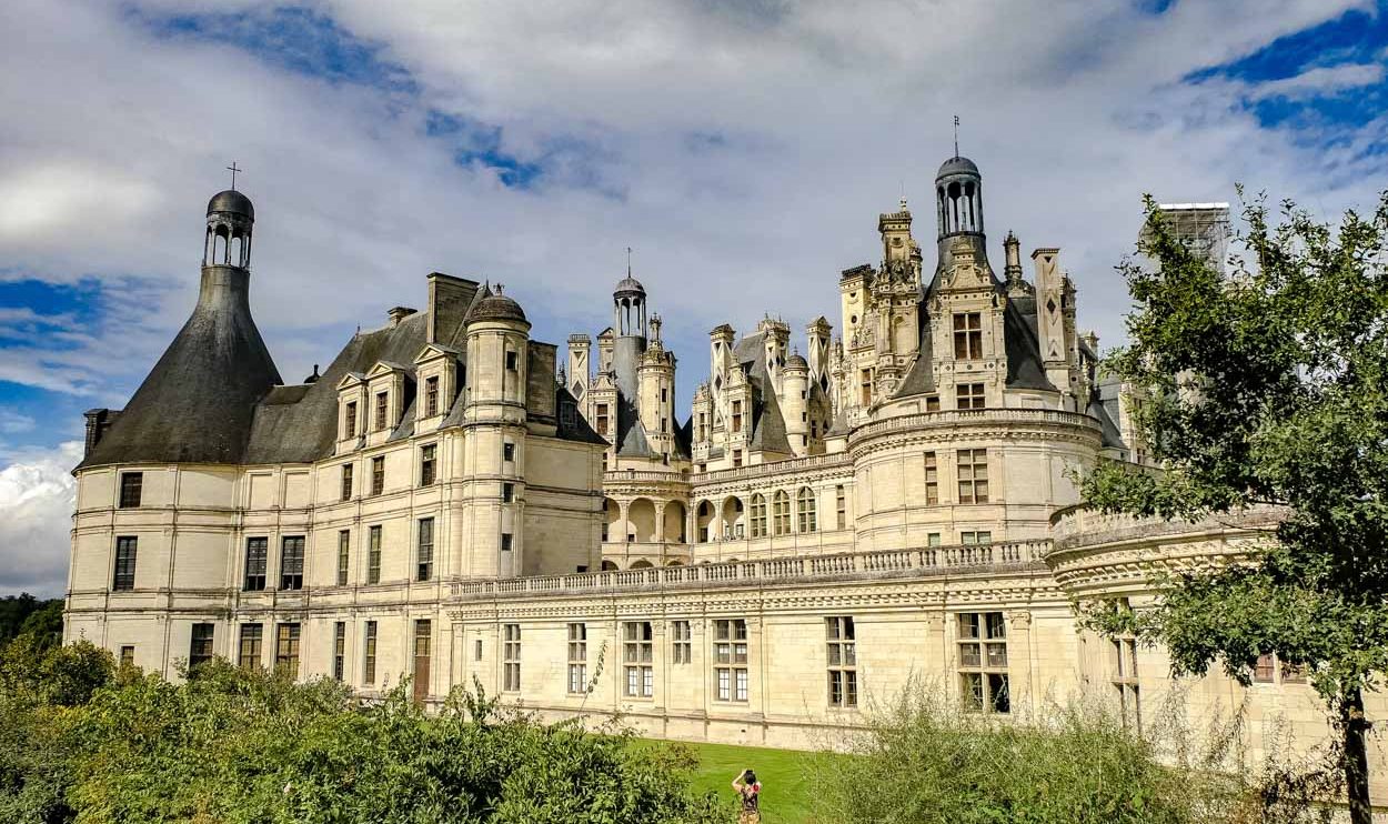 Chateau de Chambord en el Valle del Loira en Francia
