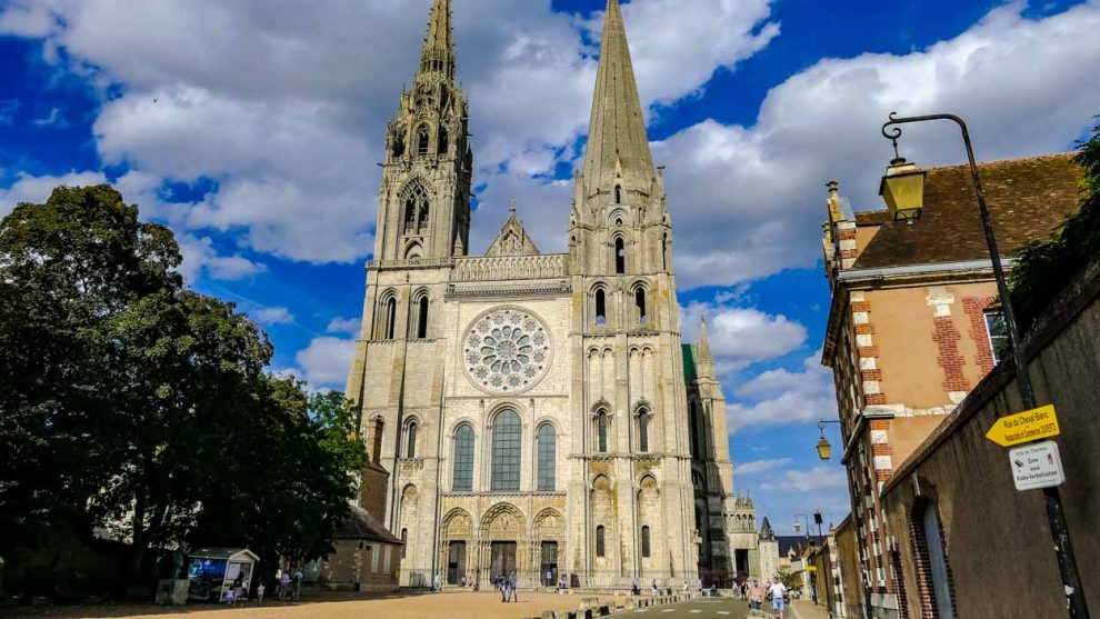 Catedral gótica de Chartres en Francia