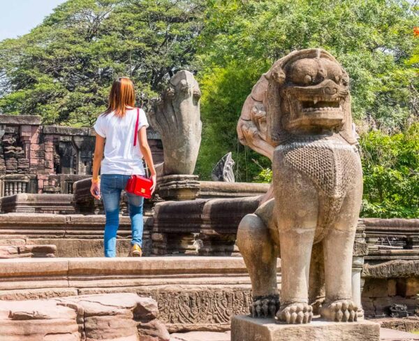 Parque histórico de Phimai en Tailandia