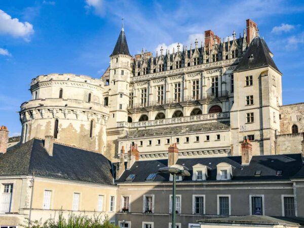 Castillo Real de Amboise en el Valle del Loira en Francia