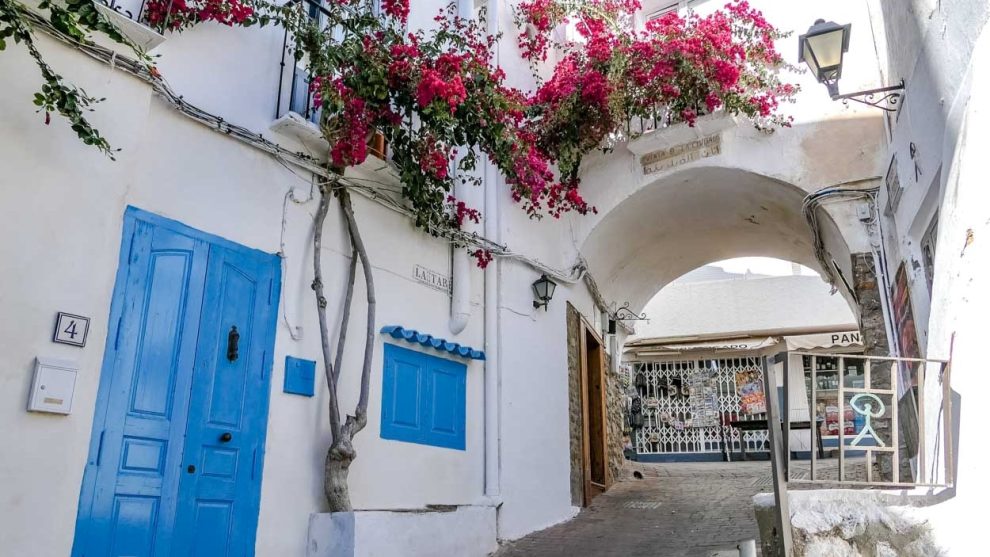 Antigua puerta de entradas al centro histórico de Mojácar en Almería