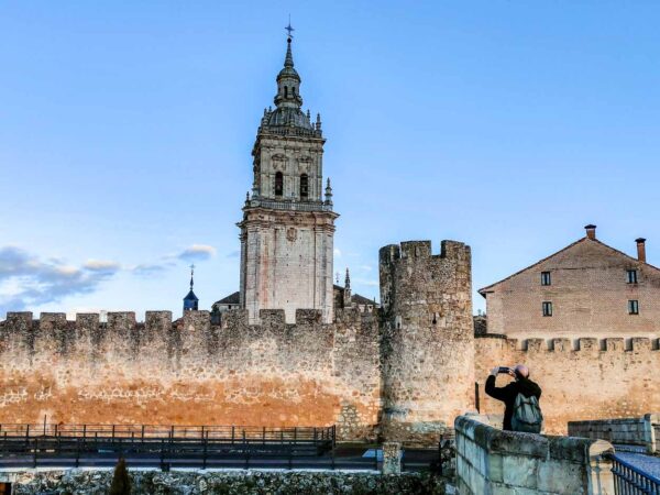 Torre de la catedral de Burgo de Osma en Soria