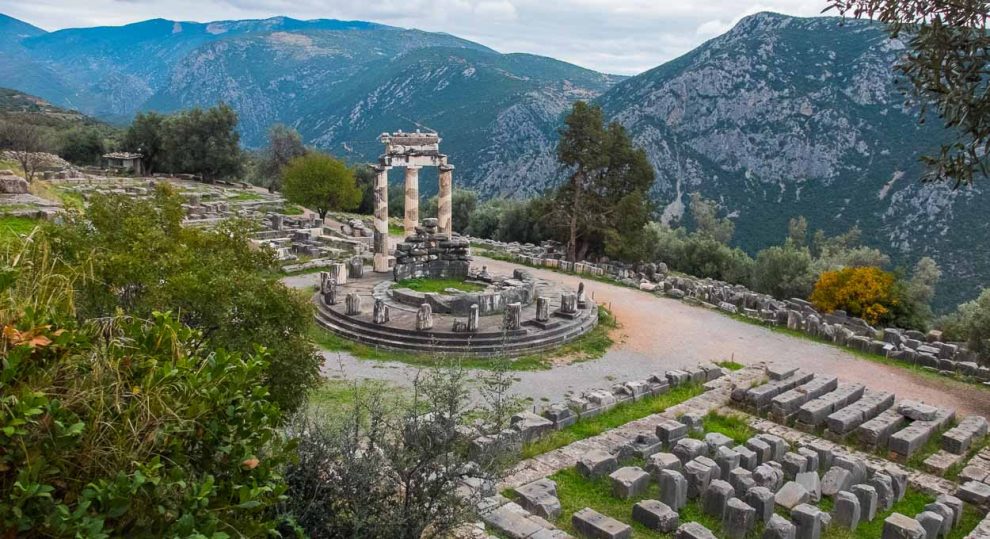 Santuario de Delfos en Grecia