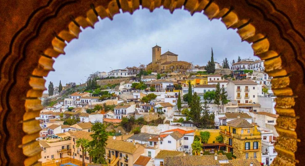 Vistas del Barrio del Albaicín en Granada