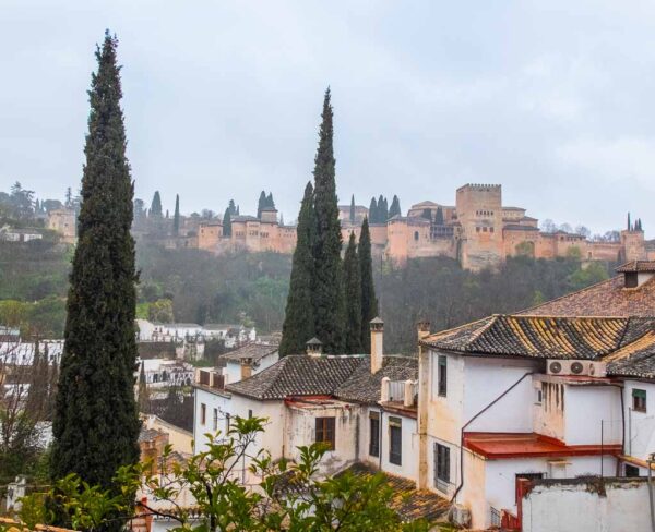 La Alhambra de Granada desde el Barrio del Albaicín